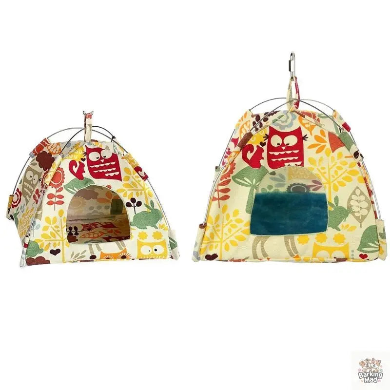 New Hanging Canvas Parrot Tent Bird Cage Pet Universal Bird Tent Hammock Small Pet Nest Barking Mad