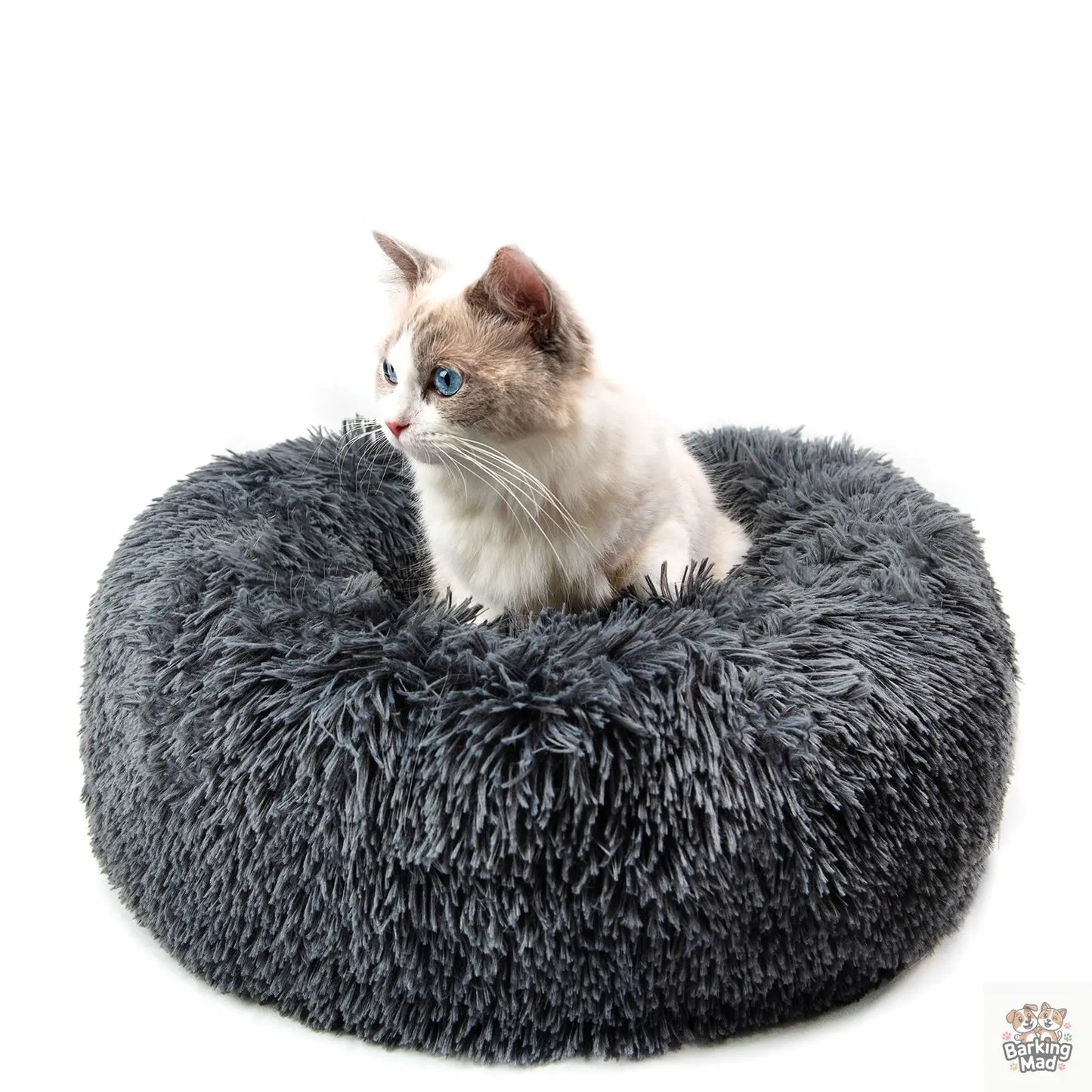 Dog Beds For Small Dogs Round Plush Cat Litter Kennel Pet Nest Mat Puppy Beds Barking Mad