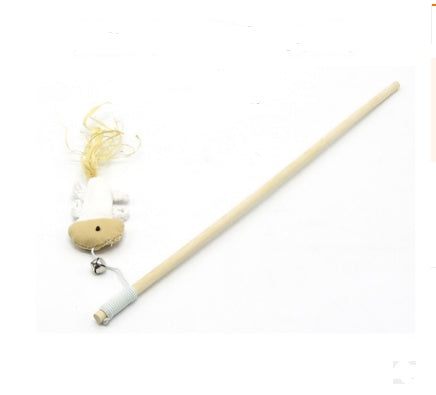Cat toy funny cat stick funny cat kitten toy wooden handmade cat cat mouse cat toy cat scratch board Barking Mad