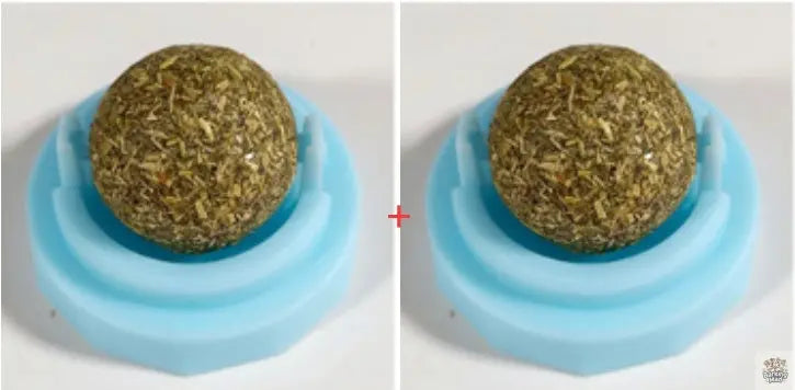 3pcs Lot Self-adhesive Rotated Catnip Lick Ball - Barking Mad