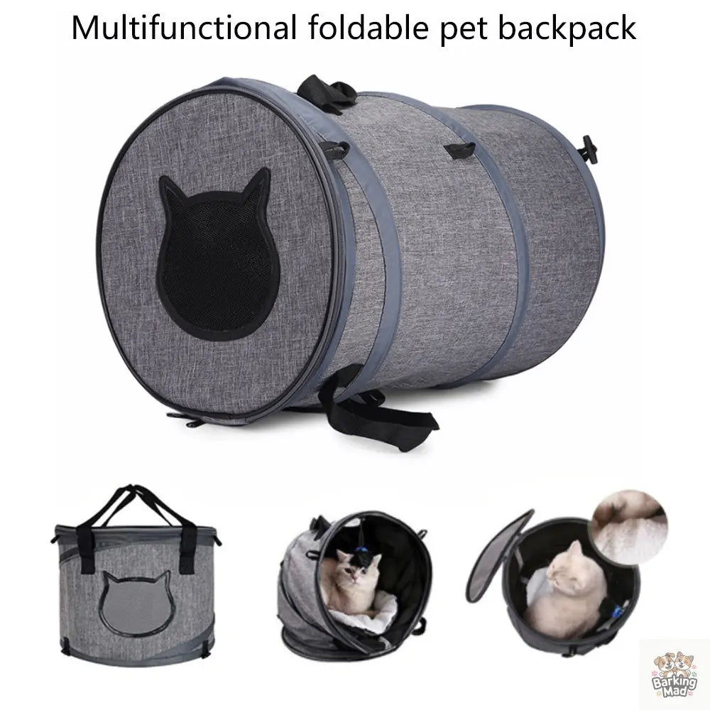 Fodable Pet Dog Cat Carrier Bag Outdoor Travel Cat Tunnel Toys Portable Puppy Carriers Cat Litter Sleeping Bed Nest - Barking Mad