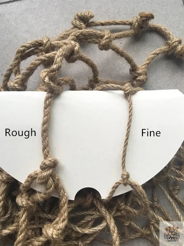Parrot bird hemp rope climbing net Barking Mad