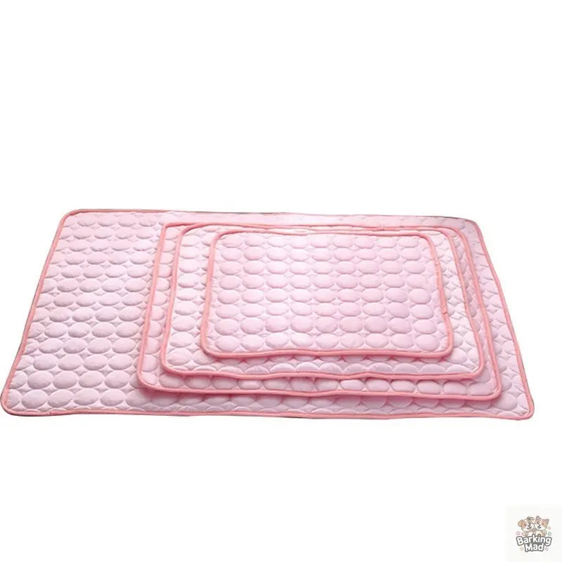 Pet Dog Cat Ice Silk Cold Nest Pad For Cooling In Summer Barking Mad