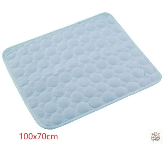 Pet Dog Cat Ice Silk Cold Nest Pad For Cooling In Summer Barking Mad