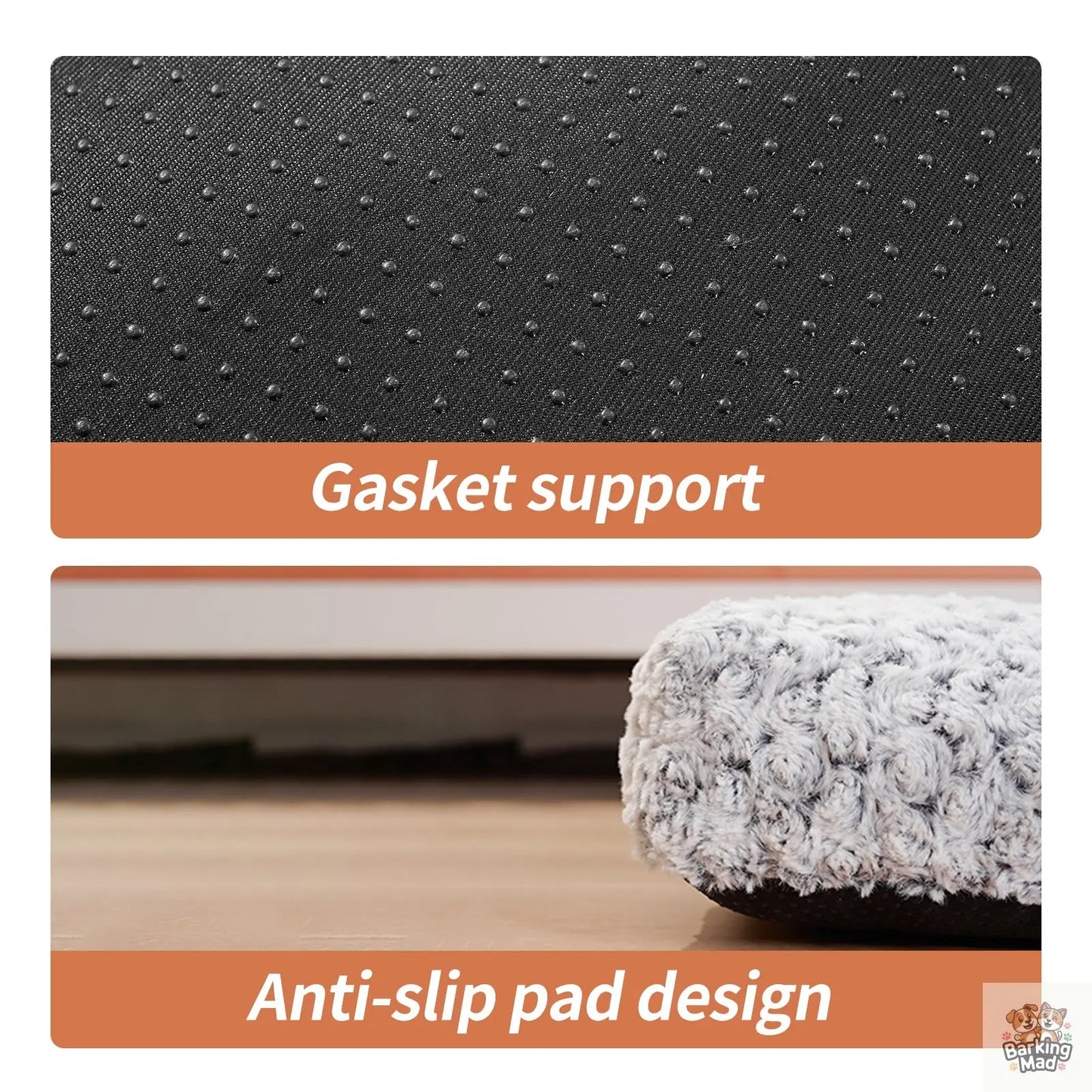 Dog Beds Thickened Rose Velvet Pet Kennel Bed Mat More Cotton Soft Fluffy Washable Dog Bed Barking Mad