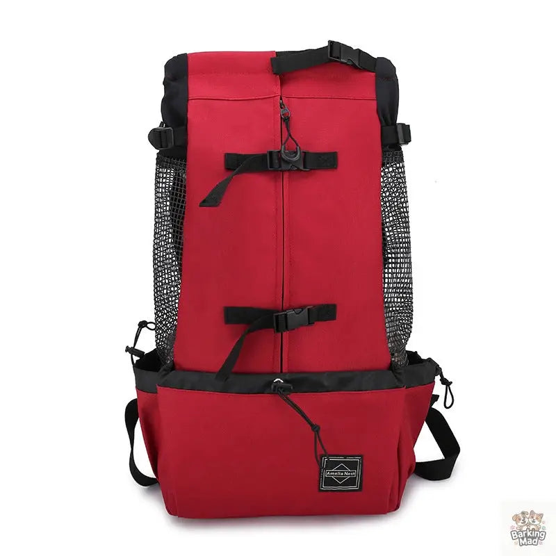 Pet Dog Carrier Bag Carrier For Dogs Backpack Out Double Shoulder Portable Travel Backpack Outdoor Dog Carrier Bag Travel - Barking Mad