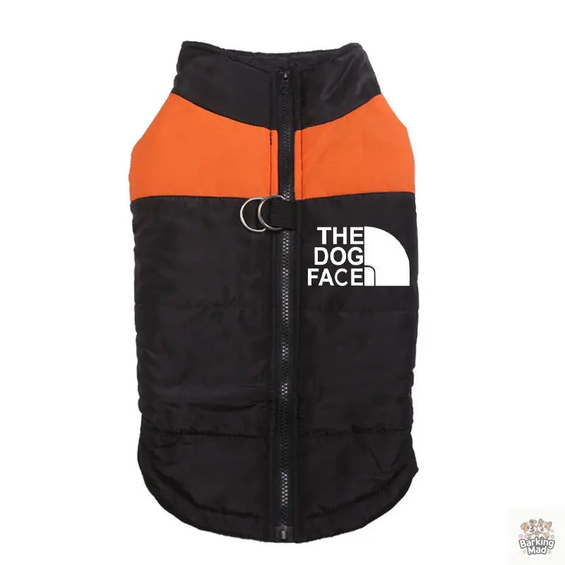 Waterproof Dog Clothes Pet Coat Winter Thermal Vest Barking Mad
