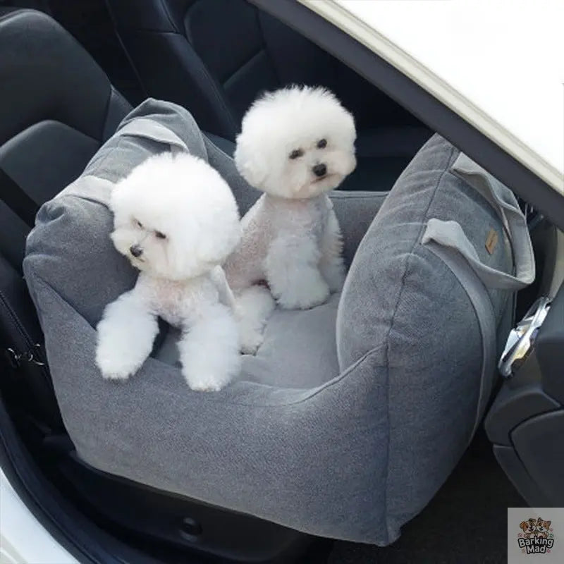 Pet Dog Car Carrier Seat Waterproof Basket Portable Car Seat Safety Travelling Mesh Hanging Bags Breathable Beds & Sofas - Barking Mad