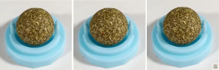 3pcs Lot Self-adhesive Rotated Catnip Lick Ball - Barking Mad