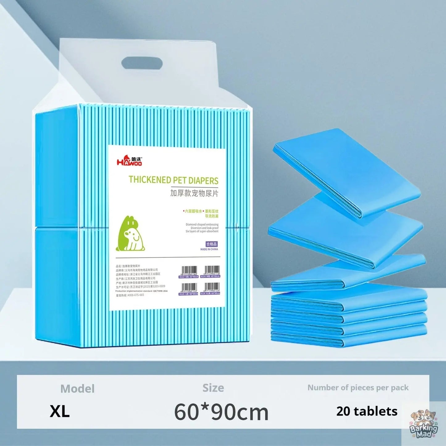 Urinal Pad For Pet Disposable Absorbent Deodorant - Barking Mad