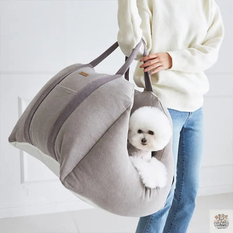 Pet Dog Car Carrier Seat Waterproof Basket Portable Car Seat Safety Travelling Mesh Hanging Bags Breathable Beds & Sofas - Barking Mad