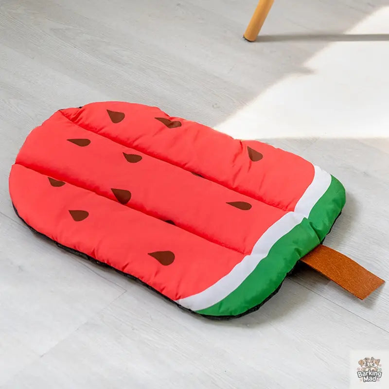 Dog Cooling Mat Pet Beds Cat Rug Ice Silk Pet Self Cooling Pad Blanket Summer Washable Oxford Farbric Cooling Down Summer Fruit Barking Mad