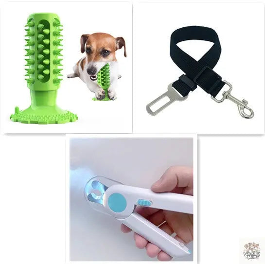 Teeth Cleaning Dog Toothbrush Sucker Molar Stick Dog Bite Toy - Barking Mad