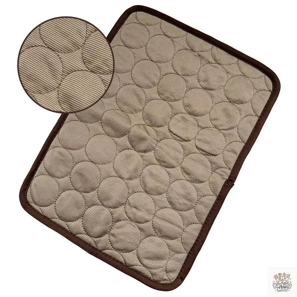 Pet Dog Cat Ice Silk Cold Nest Pad For Cooling In Summer Barking Mad