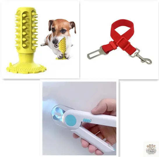 Teeth Cleaning Dog Toothbrush Sucker Molar Stick Dog Bite Toy - Barking Mad