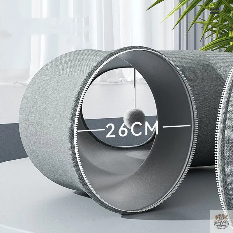 Cat Tunnel Donut Tunnel Crawl Shelter Foldable - Barking Mad