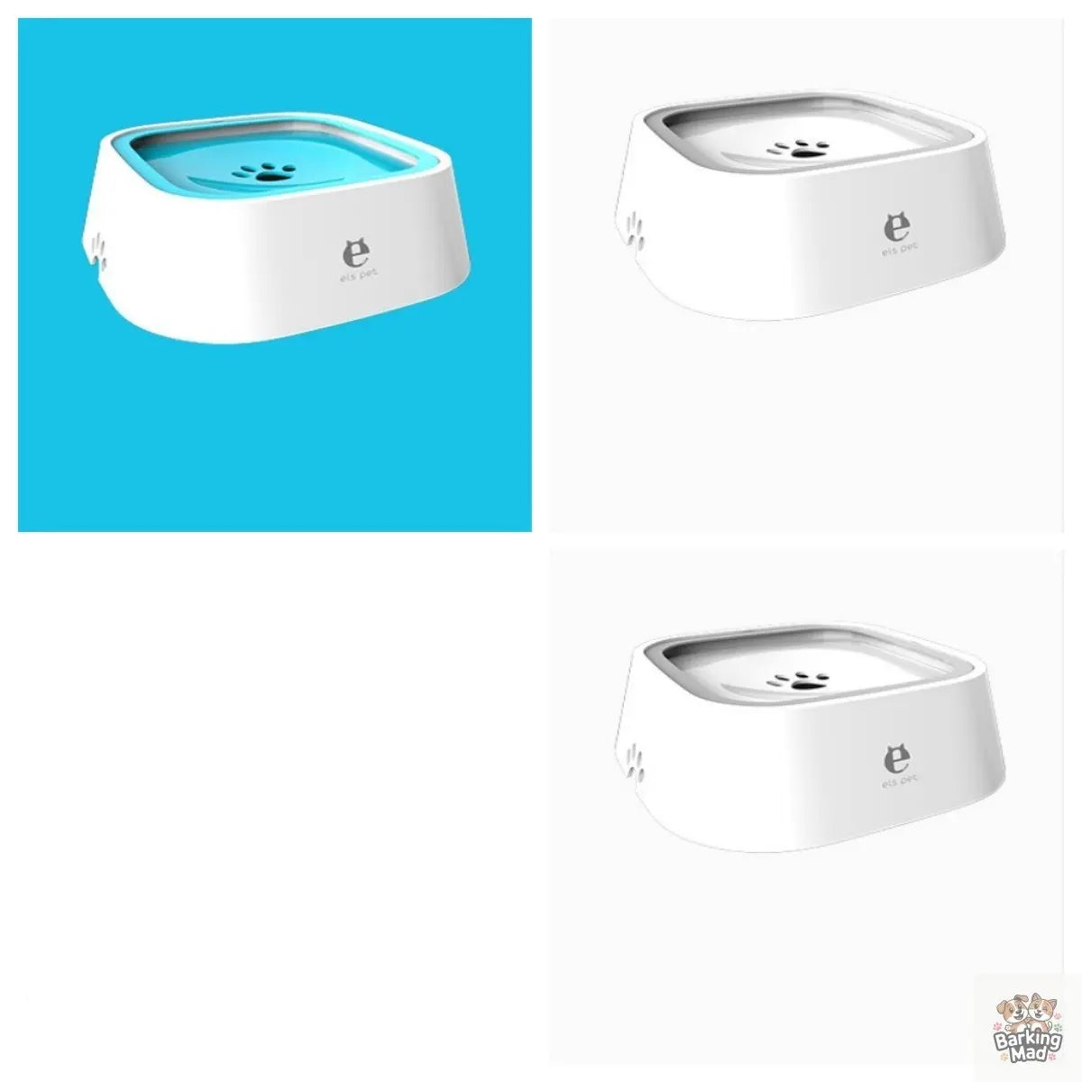 1.5L Cat Dog Water Bowl Carried Floating Bowl Anti-Overflow Slow Water Feeder Dispenser Pet Fountain ABS&PP Dog Supplies - Barking Mad