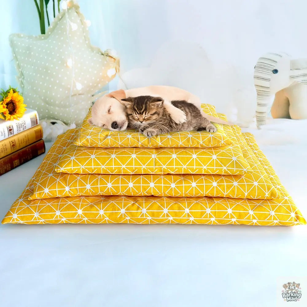 Winter Dog Bed House Soft Pet Dog Beds Mat Barking Mad