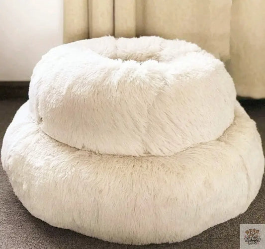 Dog Beds For Small Dogs Round Plush Cat Litter Kennel Pet Nest Mat Puppy Beds Barking Mad