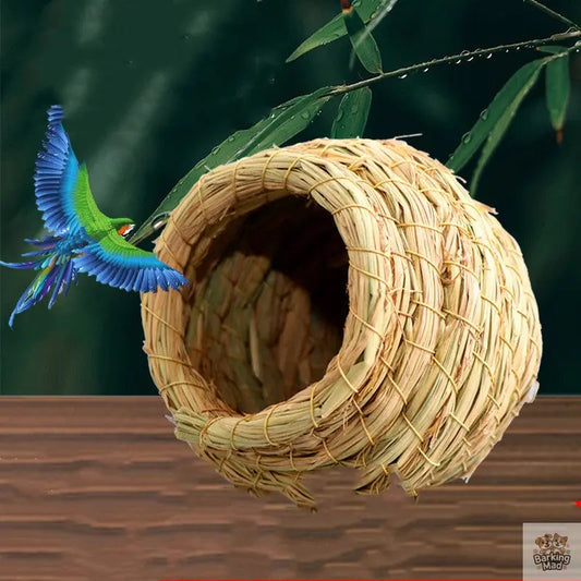 Straw Warm Bird Nest Barking Mad
