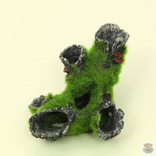 Fish Tank Decoration Imitation Moss Tree Root Shrimp Pot Shrimp Nest Spawning Tree Branches Barking Mad