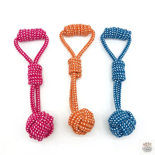 Cotton Rope Pet Molar Toy Pet Rope Ball - Barking Mad