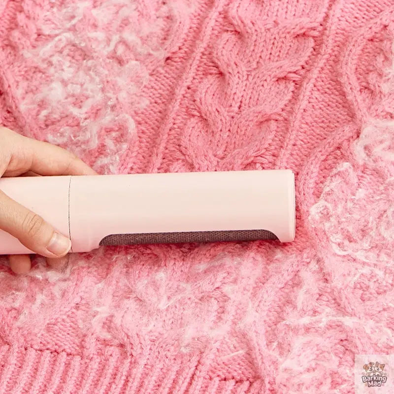 2-1 Reusable Pet Hair Remover Brush Lint Roller Portable Effective Self Cleaning Tool for Cat Dog Fur Hair Dust Removal Brush Barking Mad