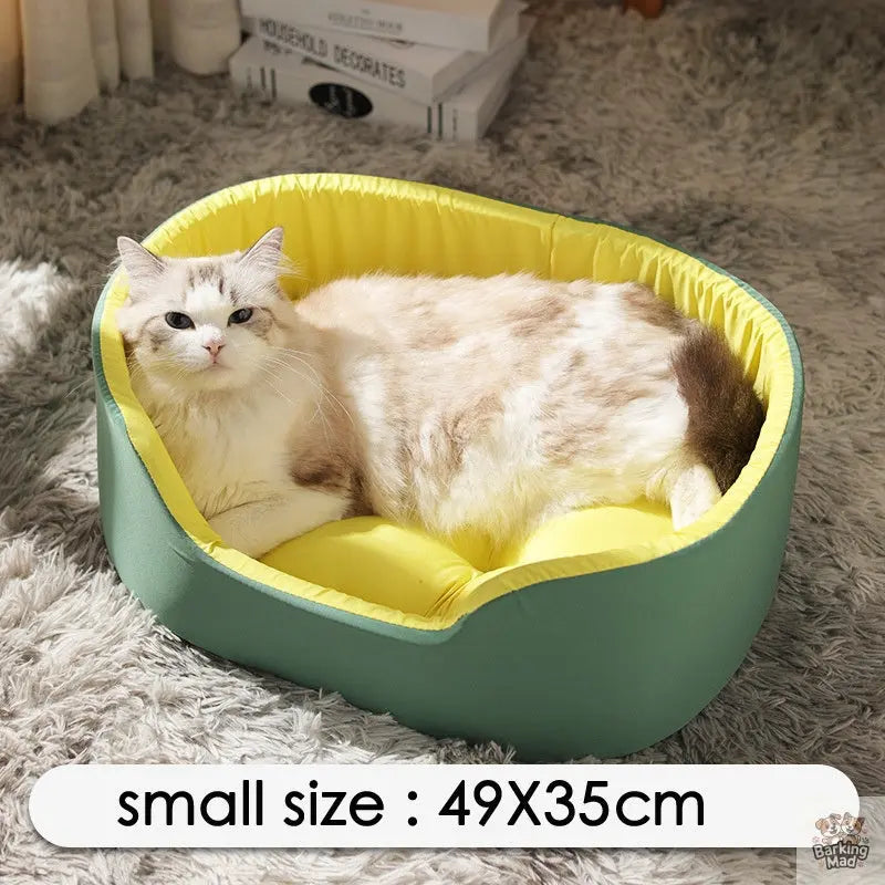 New winter pet kennel Universal washable dog kennel for all seasons Winter warm and deep sleep cat kennel for cats Barking Mad