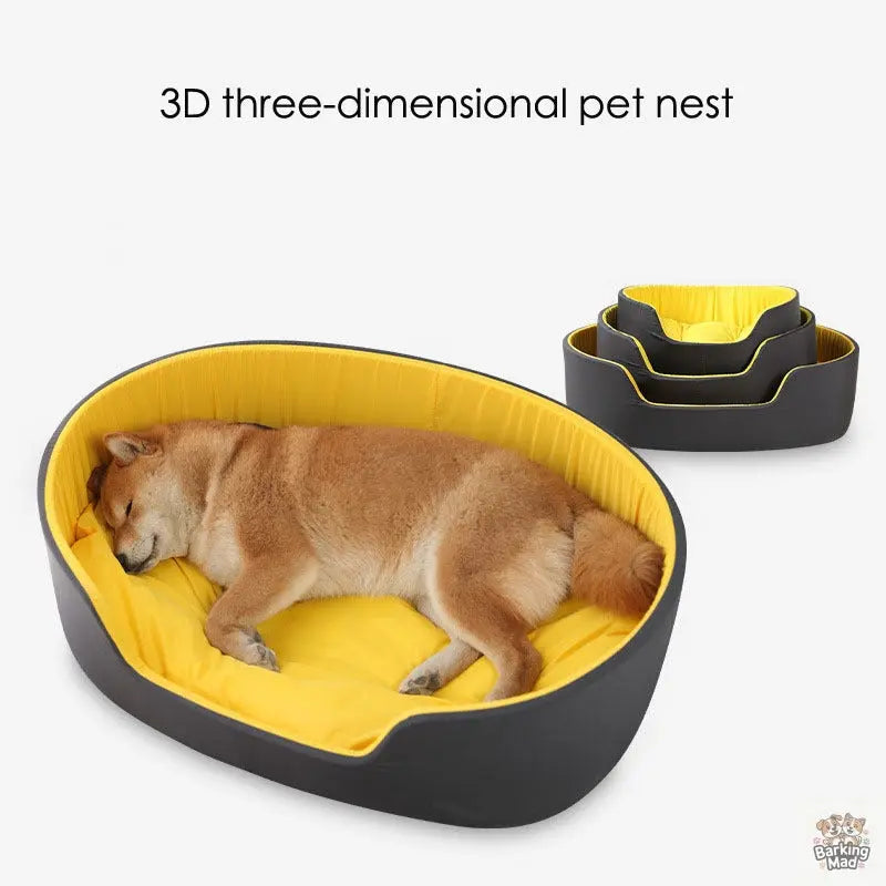 New winter pet kennel Universal washable dog kennel for all seasons Winter warm and deep sleep cat kennel for cats Barking Mad