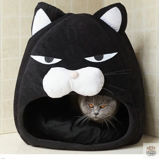 Cat House Bed Sleeping Nest Pet Bed Barking Mad