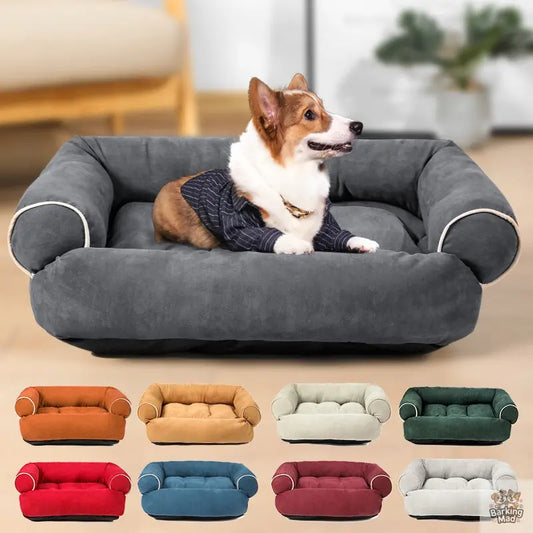 Dog Sofa Bed Sleeping Bag Kennel Cat Puppy Sofa Bed Pet House Winter Warm Beds Cushion Barking Mad