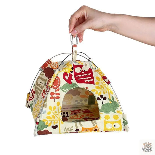 New Hanging Canvas Parrot Tent Bird Cage Pet Universal Bird Tent Hammock Small Pet Nest Barking Mad