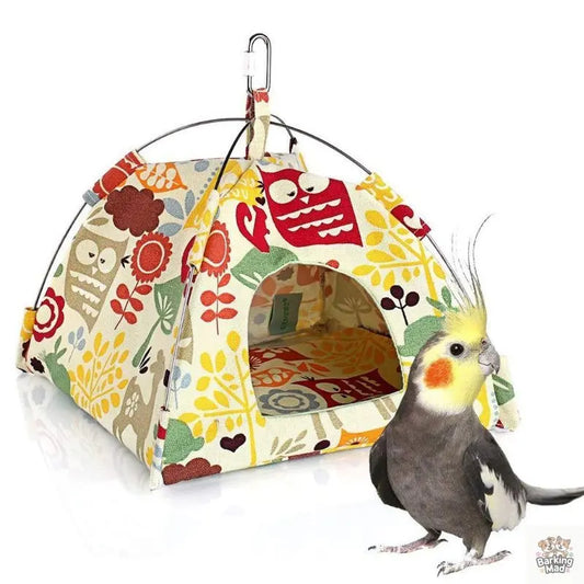 New Hanging Canvas Parrot Tent Bird Cage Pet Universal Bird Tent Hammock Small Pet Nest Barking Mad