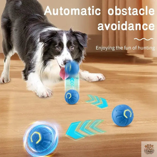 Smart Dog Toy Ball Electronic Interactive Pet Toy Moving Ball USB Automatic Moving Bouncing For Puppy Birthday Gift Cat Product - Barking Mad