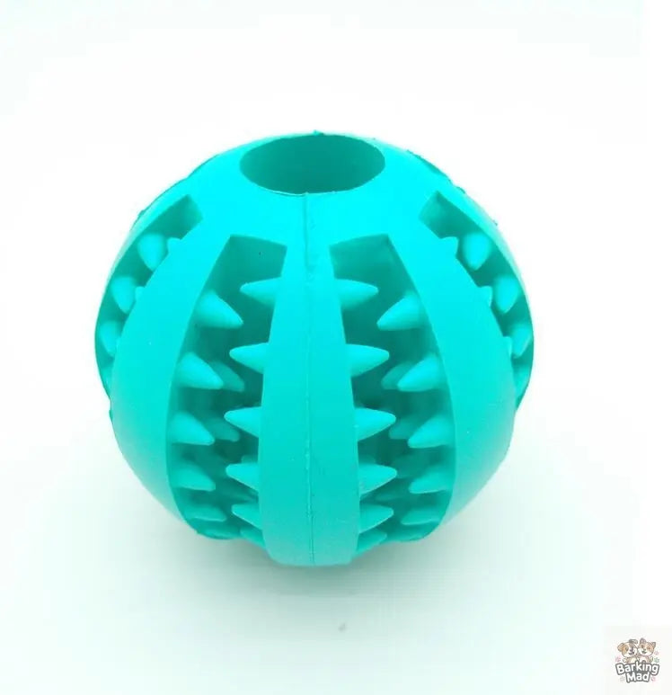 Pet Slow Feeder Dog Toy Cute Funny Rubber Dog Ball Toy - Barking Mad