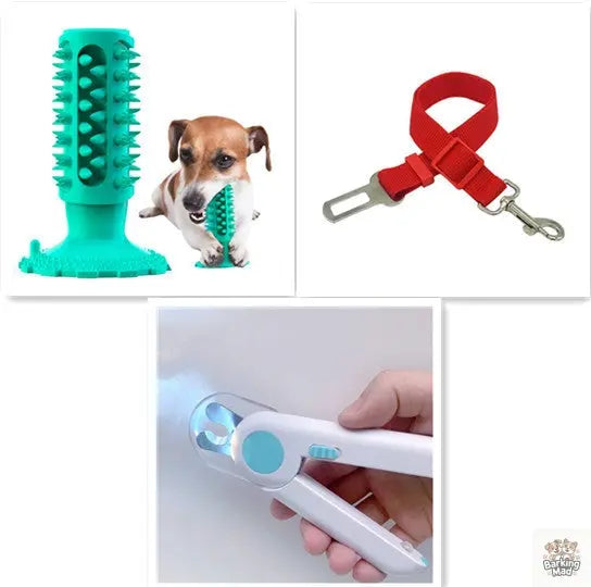 Teeth Cleaning Dog Toothbrush Sucker Molar Stick Dog Bite Toy - Barking Mad