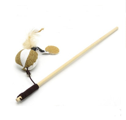 Cat toy funny cat stick funny cat kitten toy wooden handmade cat cat mouse cat toy cat scratch board Barking Mad