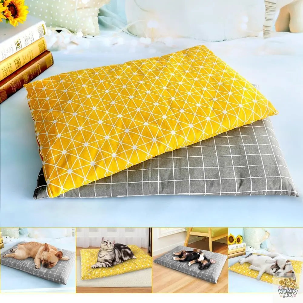 Winter Dog Bed House Soft Pet Dog Beds Mat Barking Mad
