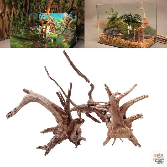 Fish tank decoration sunken tree root landscaping wood Barking Mad
