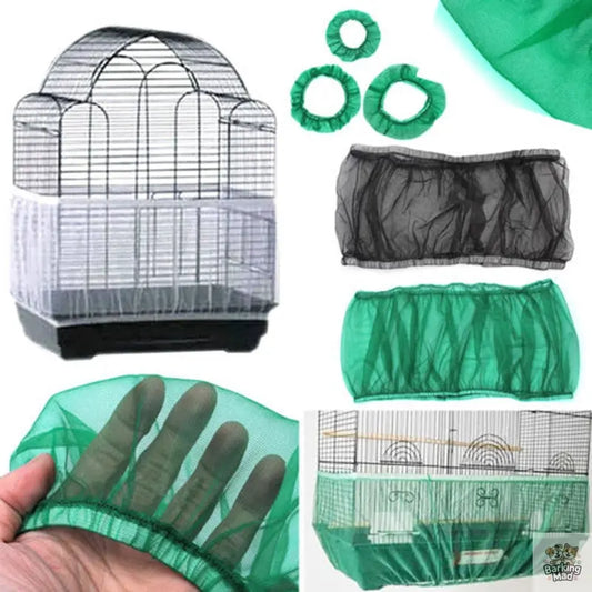 Mesh bird cage covers dust-proof bird cage Barking Mad