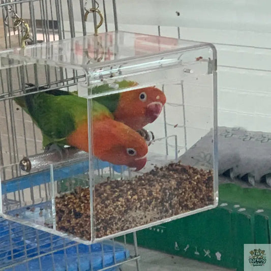 Acrylic bird feeder Barking Mad