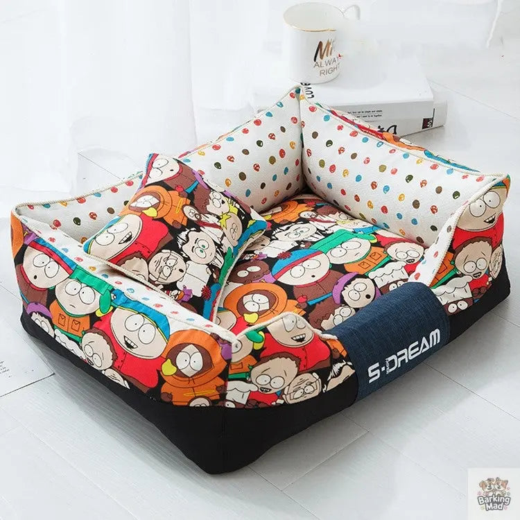 New House Dogs Product Bed Accessories Pets Cats Mat Barking Mad