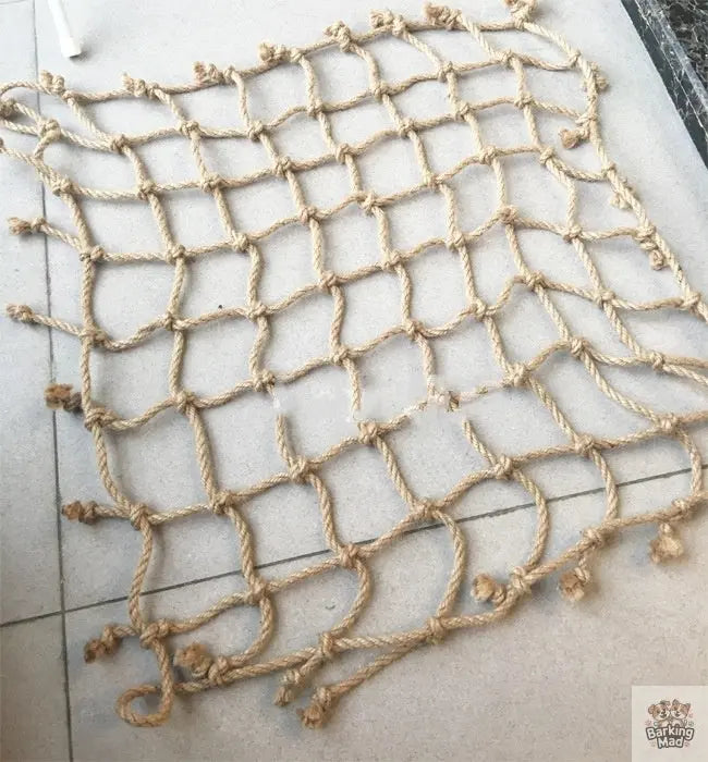 Parrot bird hemp rope climbing net Barking Mad