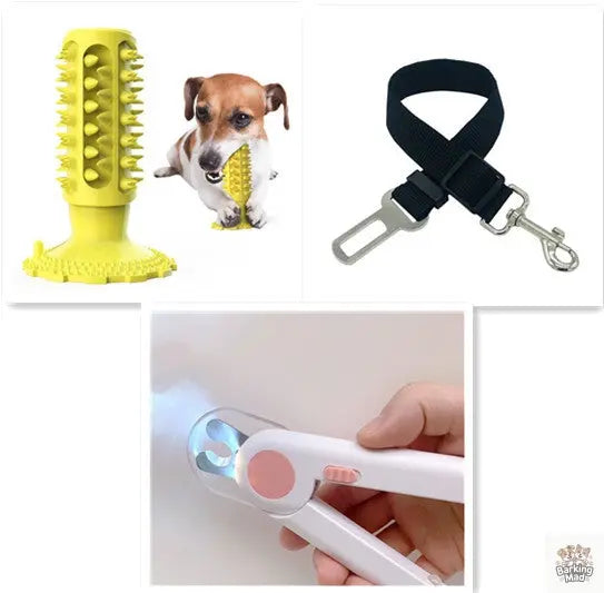Teeth Cleaning Dog Toothbrush Sucker Molar Stick Dog Bite Toy - Barking Mad