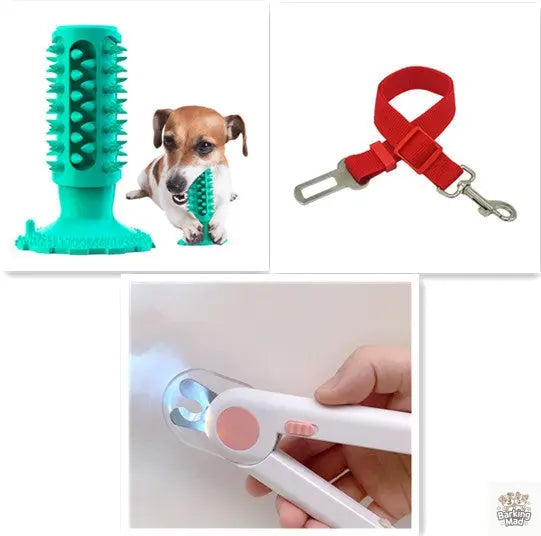 Teeth Cleaning Dog Toothbrush Sucker Molar Stick Dog Bite Toy - Barking Mad