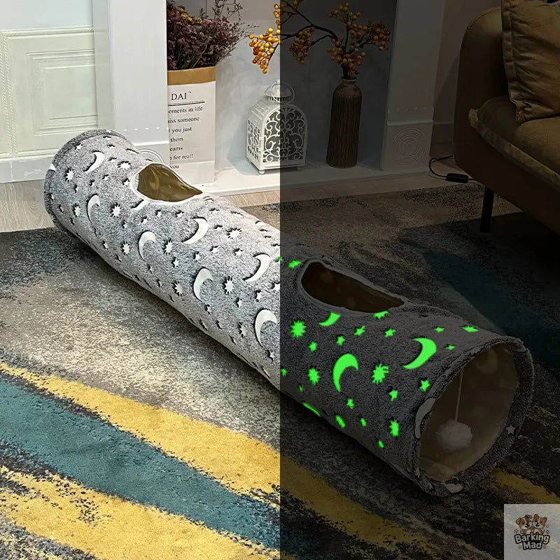 Glow In The Night Of Rolling Dragon Cat Tunnel - Barking Mad