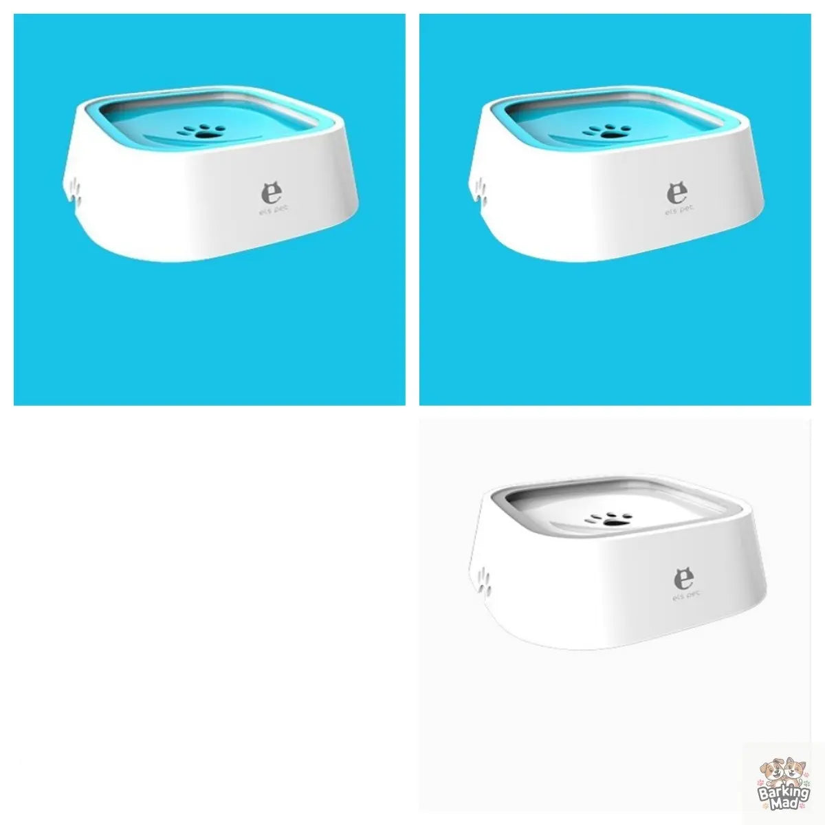 1.5L Cat Dog Water Bowl Carried Floating Bowl Anti-Overflow Slow Water Feeder Dispenser Pet Fountain ABS&PP Dog Supplies - Barking Mad