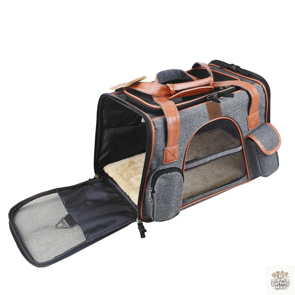 Dog Carrier Travel Car Seat Pet Carriers - Barking Mad