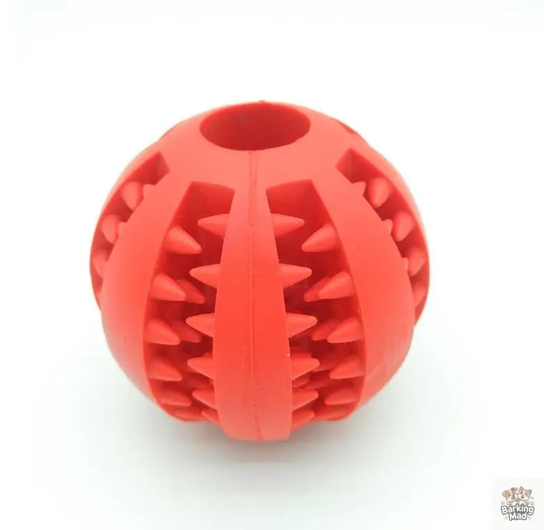 Pet Slow Feeder Dog Toy Cute Funny Rubber Dog Ball Toy - Barking Mad