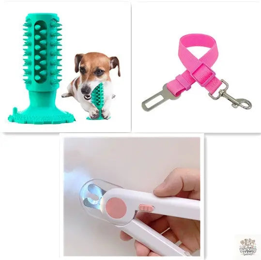 Teeth Cleaning Dog Toothbrush Sucker Molar Stick Dog Bite Toy - Barking Mad